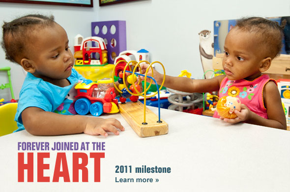 Forever joined at the heart