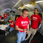 VCU Medical Center staff at 2014 USA Cycling Collegiate Road National Championship